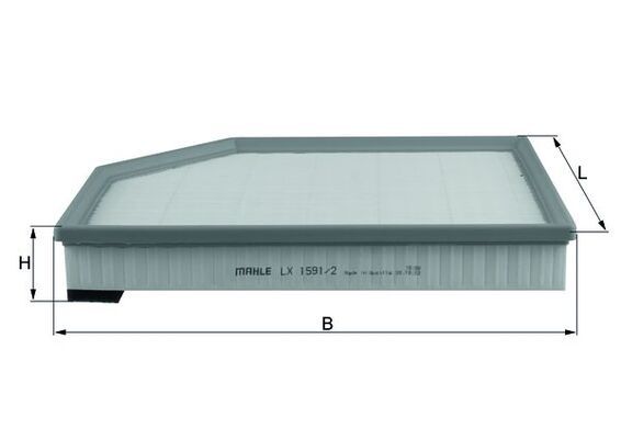 Воздушный фильтр MAHLE LX15912