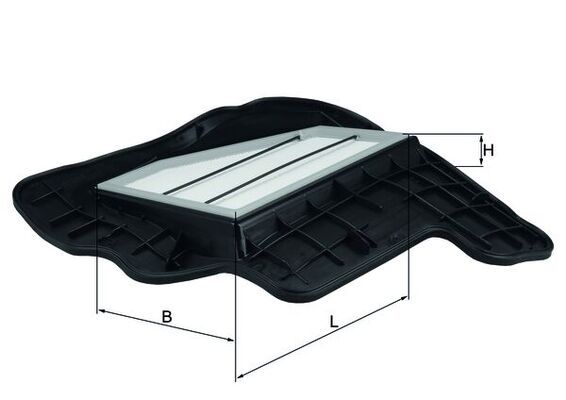 Воздушный фильтр MAHLE LX16855