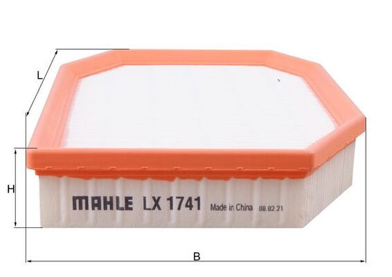 Воздушный фильтр MAHLE LX1741