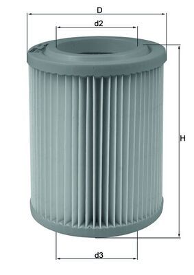 Воздушный фильтр MAHLE LX1768