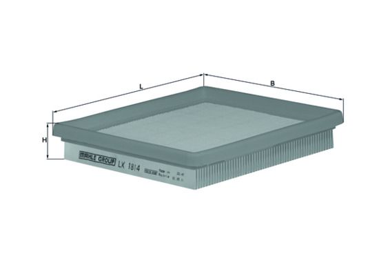Воздушный фильтр MAHLE LX1814