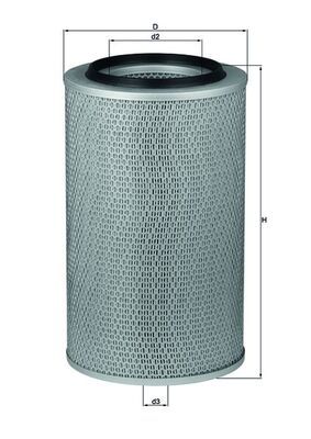 Воздушный фильтр MAHLE LX227