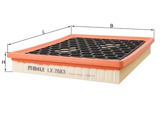 Воздушный фильтр MAHLE LX2683