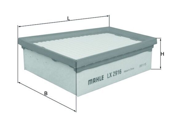 Воздушный фильтр MAHLE LX2916