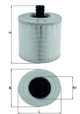 Воздушный фильтр MAHLE LX301514