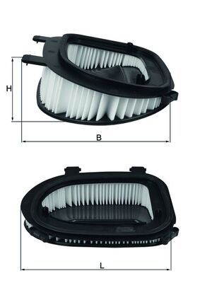 Воздушный фильтр MAHLE LX3541