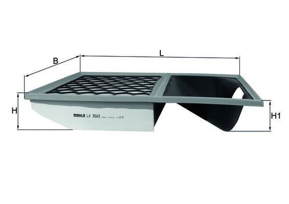 Воздушный фильтр MAHLE LX3583