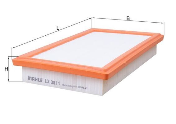 Воздушный фильтр MAHLE LX3811