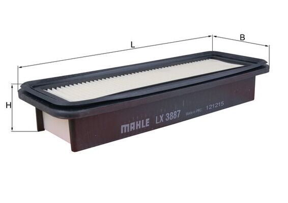 Воздушный фильтр MAHLE LX3887