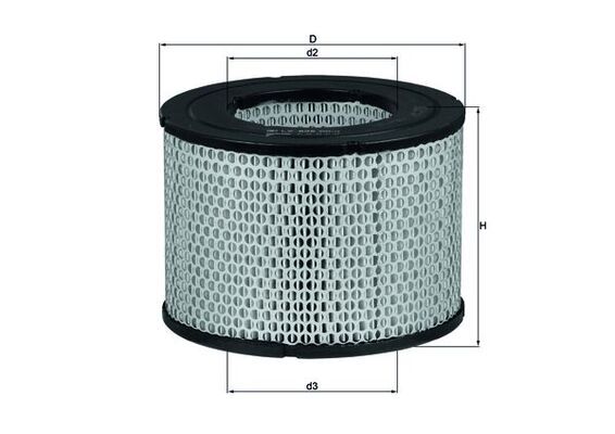 Воздушный фильтр MAHLE LX606