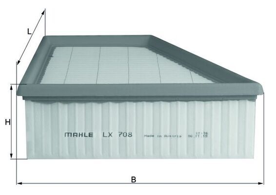 Воздушный фильтр MAHLE LX708