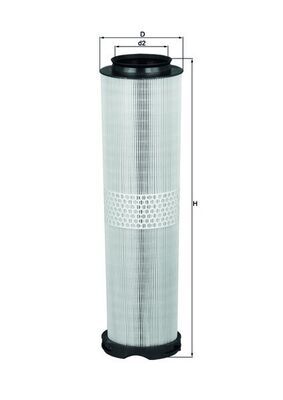 Воздушный фильтр MAHLE LX8165