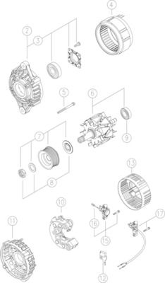 Генератор MAHLE MG52