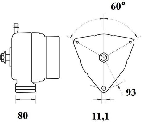 Генератор MAHLE MG795
