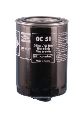 Масляный фильтр MAHLE OC51OF