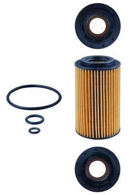 Масляный фильтр MAHLE OX1537D1