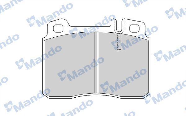 Комплект тормозных колодок, дисковый тормоз MANDO MBF015653