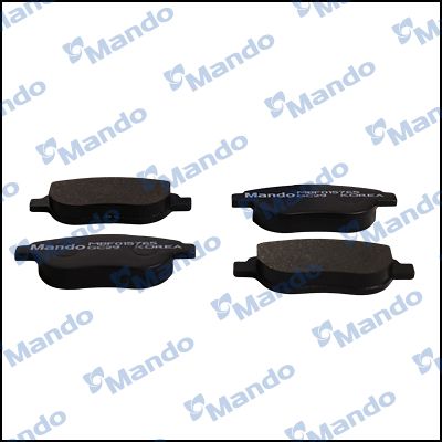 Комплект тормозных колодок, дисковый тормоз MANDO MBF015765