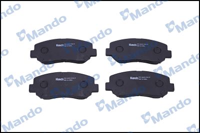 Комплект тормозных колодок, дисковый тормоз MANDO MPA16