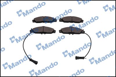 Комплект тормозных колодок, дисковый тормоз MANDO MPD17