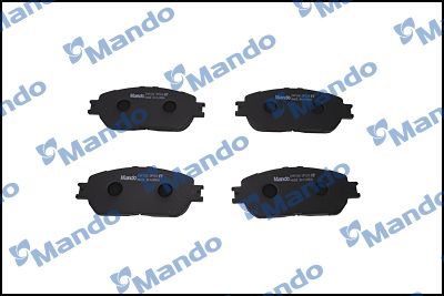 Комплект тормозных колодок, дисковый тормоз MANDO MPT45