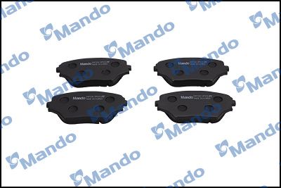 Комплект тормозных колодок, дисковый тормоз MANDO MPT51