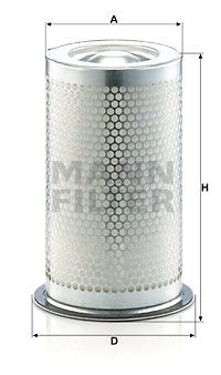 Фильтр, пневмооборудование MANN-FILTER LE13012X