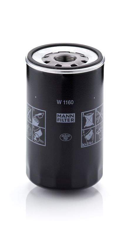 Масляный фильтр MANN-FILTER W1160