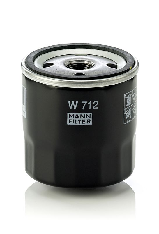 Масляный фильтр MANN-FILTER W712