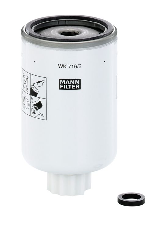 Топливный фильтр MANN-FILTER WK7162X