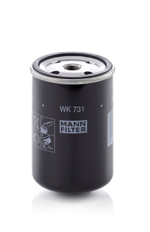 Топливный фильтр MANN-FILTER WK731