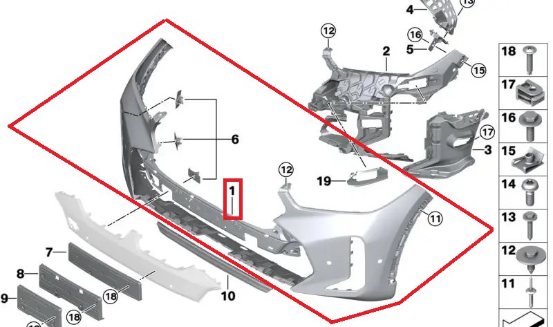 
 BMW 51115A50FE4