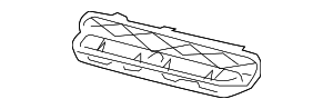 Решетка Открытая Л
 BMW 51117159595
