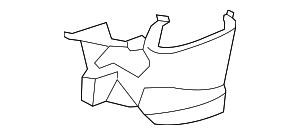 Крепление противотуманной фары Л
 BMW 51117266197