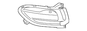 Решетка боковая закрытая П
 BMW 51117319778