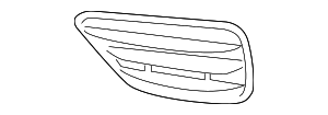 Gitter Seitlich Geschlossen Rechts
 BMW 51117338512