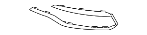 Blende Lufteinlass Links
 BMW 51117396841