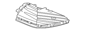 Вентил.решетка Частично Закрытая Лв.
 BMW 51117450645