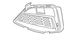 Gitter Lufteinlass Offen
 BMW 51118075650
