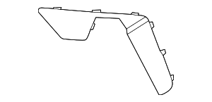 Декоративная Накладка Бок. Решетки Вх П
 BMW 51118081616