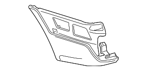 Накладка левая
 BMW 51123416237