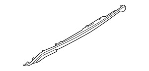 Накладка на диффузор загрунтованная M
 BMW 51127897215