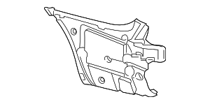 Fьhrung Hinten Links
 BMW 51128066721