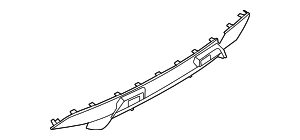 Накладка Заднего Бампера Загрунтованная
 BMW 51128081619