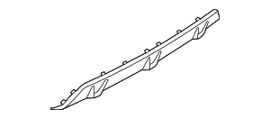 Противоподкатный Брус Сзади Грунтованный
 BMW 51128099220