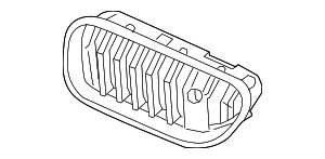 Декоративная решетка л пд
 BMW 51138057213