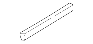 Защитная планка крыла Л Пд SCHWARZ
 BMW 51138159293