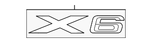 Schriftzug
 BMW 51147318697