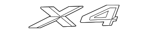 Schriftzug
 BMW 51147339428