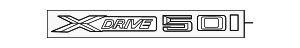 Надпись
 BMW 51147345055